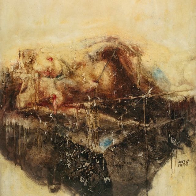 Zhou Chunya — Серия "Рок": Лежащая обнаженной